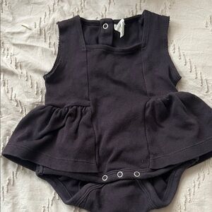 SOLD-ate Quinn Black Sleeveless Diaper Cover